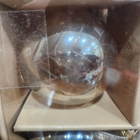 🆕️ Tidings & Joy Cut Glass Ornaments - Picture 7 of 10